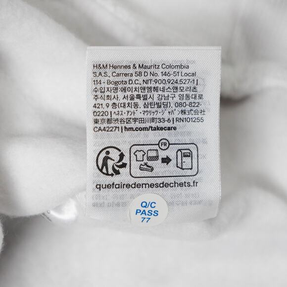 H&M Slipknot White Graphic Print Sweatshirt Womens Size M - Picture 12 of 12